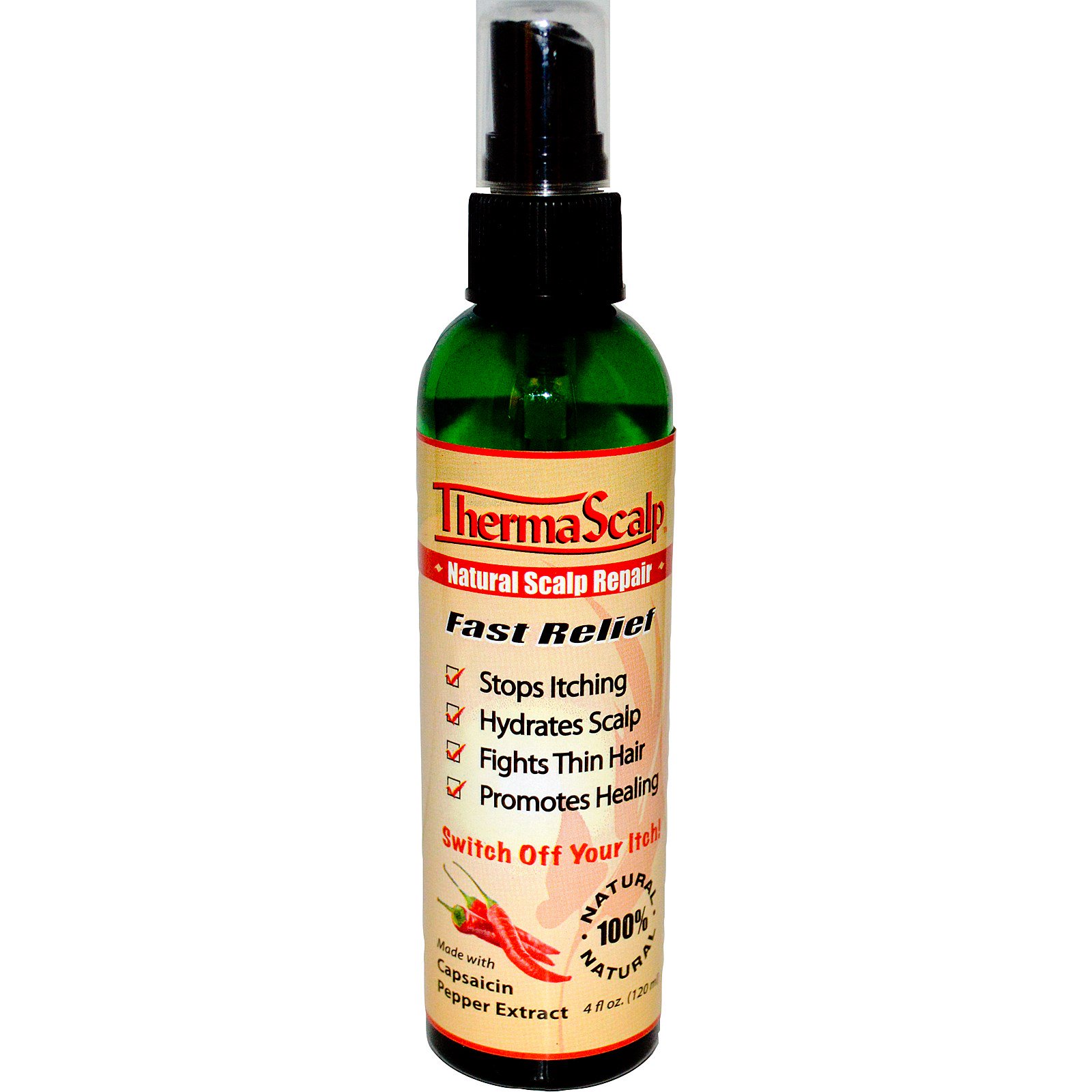 Greensations, ThermaScalp, Reparo Natural do Couro Cabeludo, 120 ml