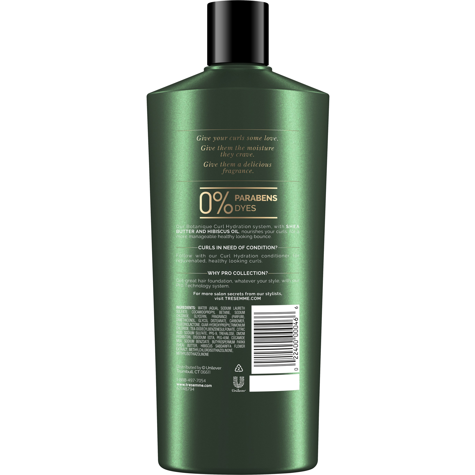 Tresemme, Botanique, shampoo hidratação dos cachos, 650 ml - Imagem 2