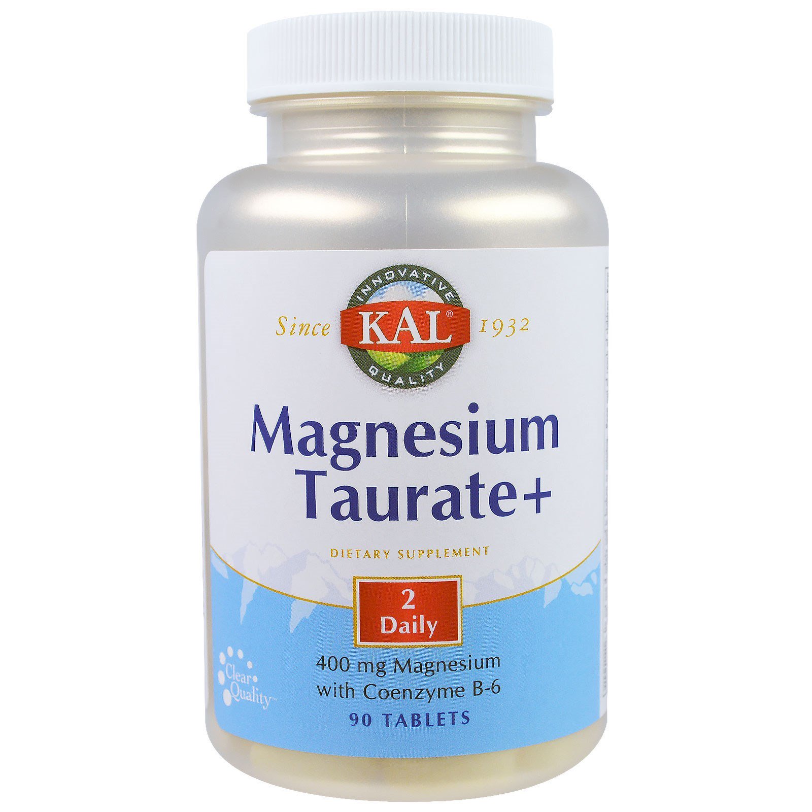 KAL, Taurato de magnésio+, 400 mg, 90 Comprimidos