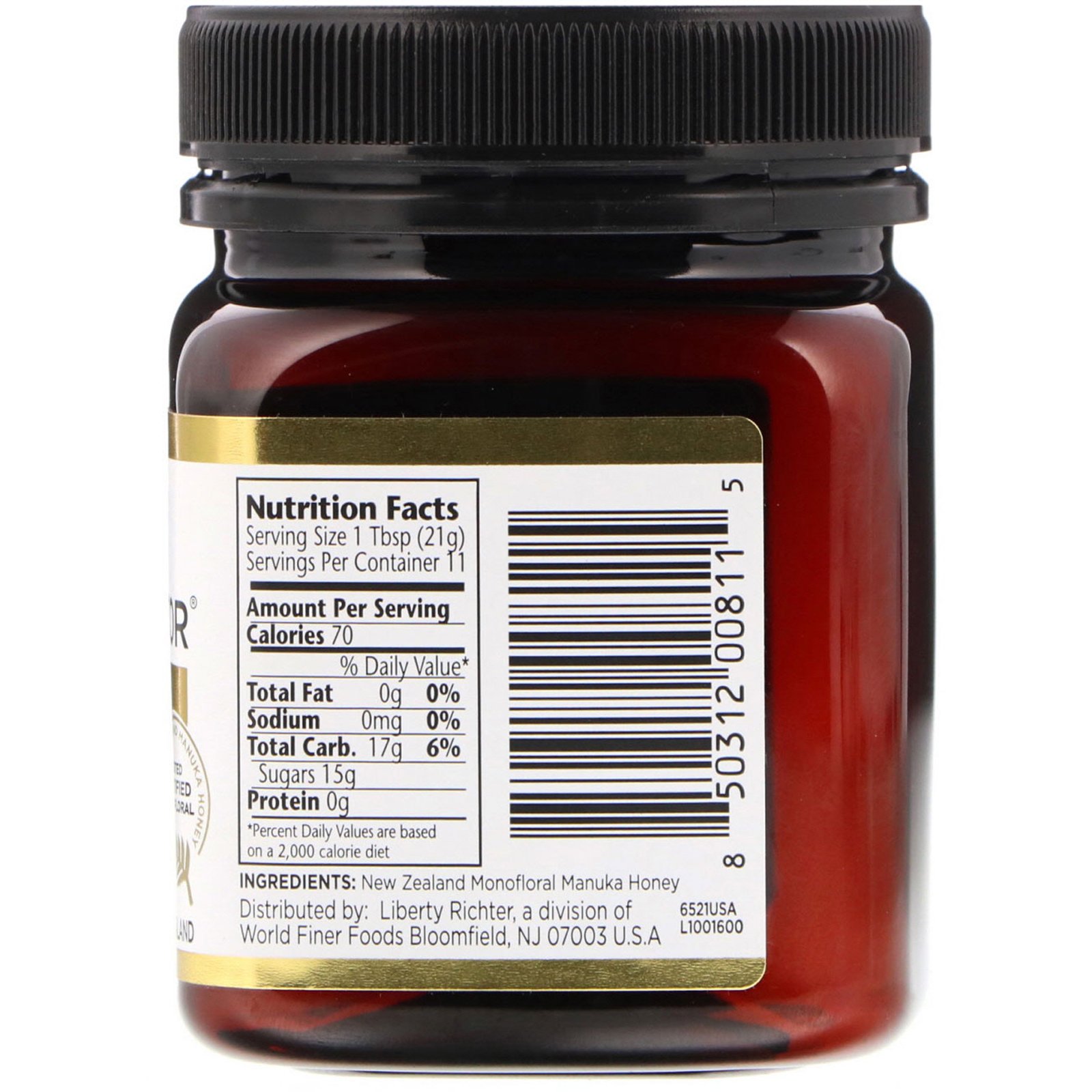 Manuka Doctor, Manuka Honey Monofloral, MGO 525+, 8.75 oz (250 g) - Imagem 2