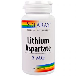 Comprar solaray, aspartato de lítio, 5 mg, 100 cápsulas preço no brasil lítio vitaminas e minerais suplemento importado loja 29 online promoção -