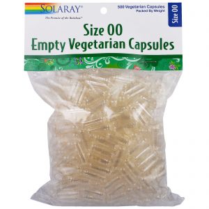Comprar solaray, empty vegetarian capsules size 00, 500 vegetarian capsules preço no brasil cápsulas vazias suplementos nutricionais suplemento importado loja 59 online promoção -