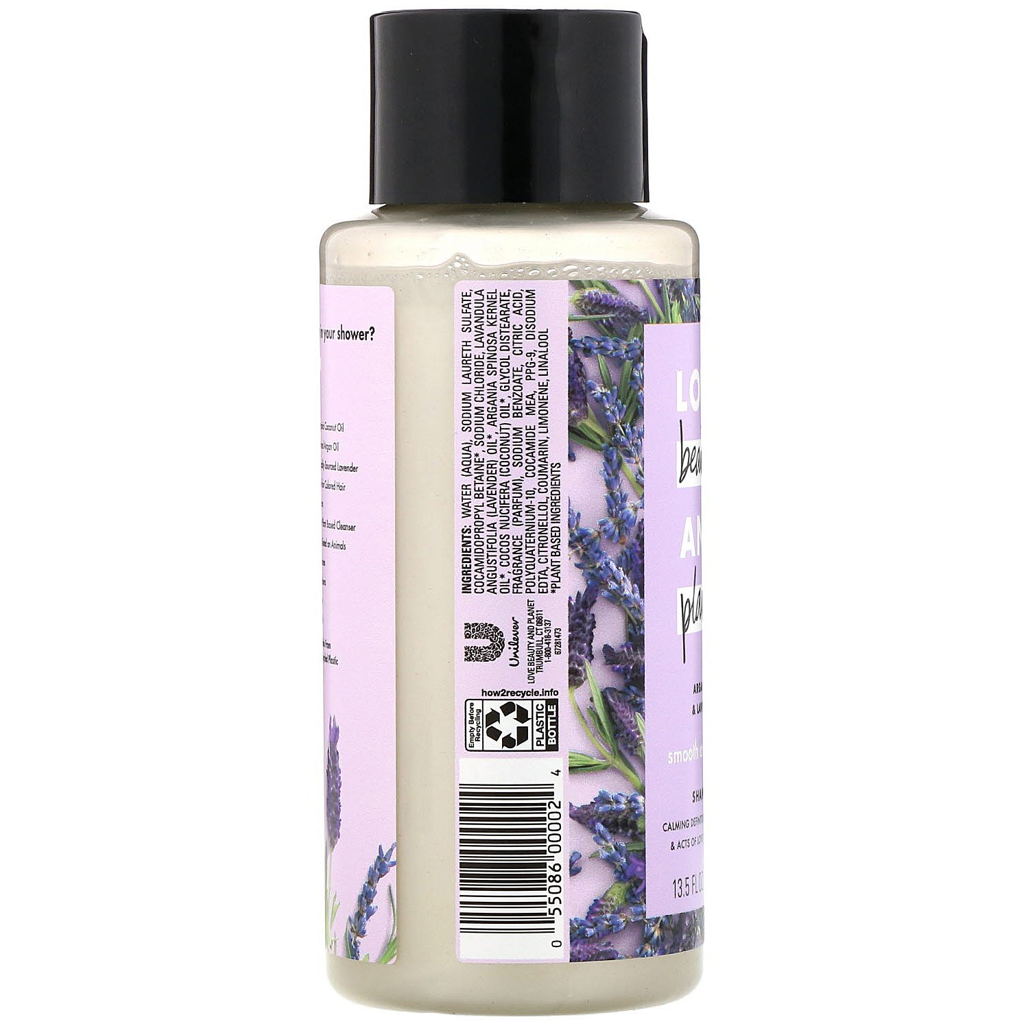 Love Beauty and Planet, Shampoo Smooth and Serene, óleo de argan e lavanda, 400 ml - Imagem 2