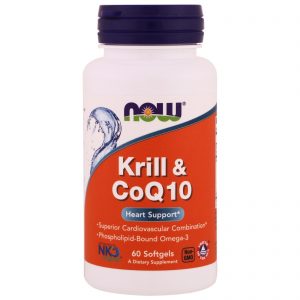 Comprar now foods, krill e coq10, 60 cápsulas softgel preço no brasil óleo de krill suplementos nutricionais suplemento importado loja 47 online promoção -
