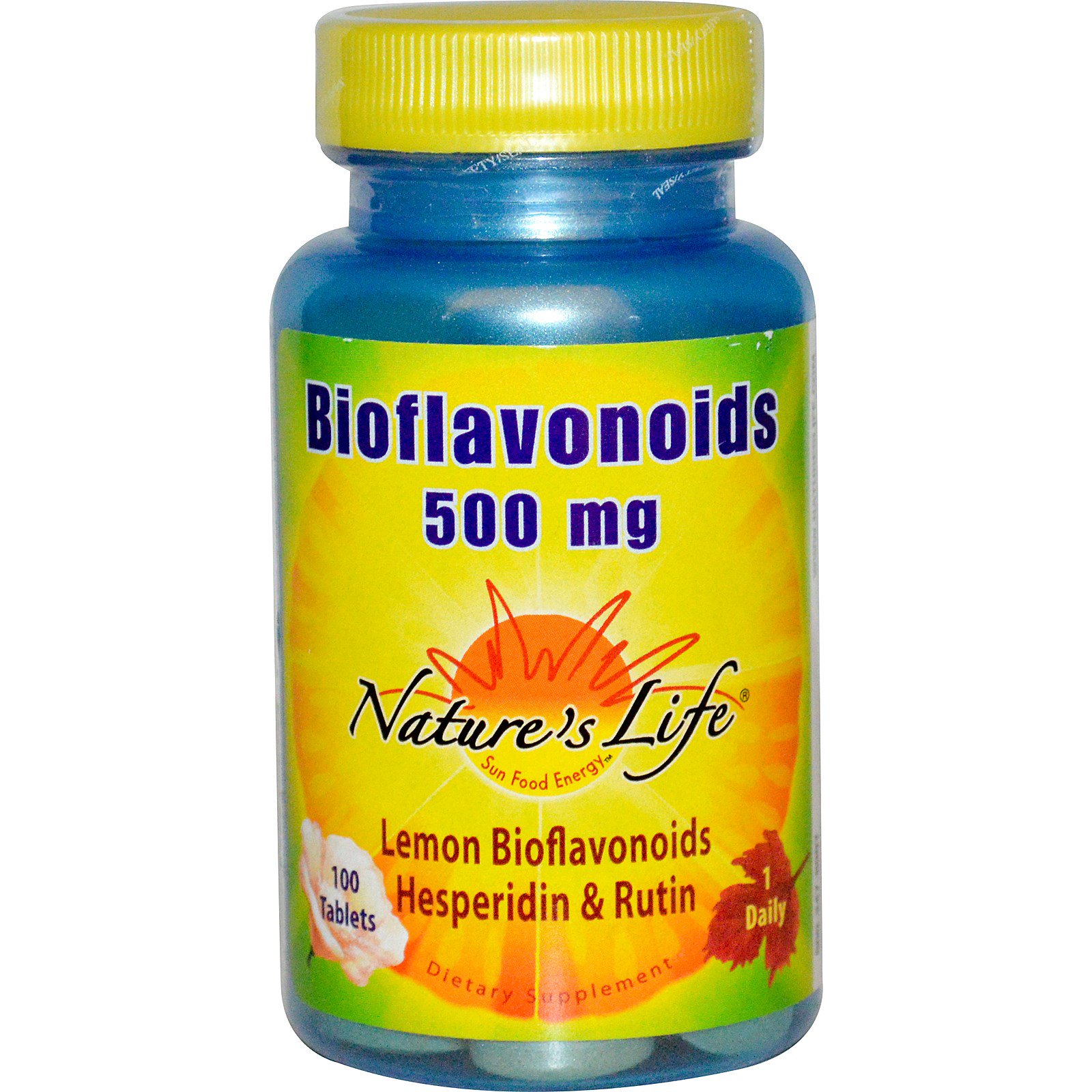 Nature's Life, Bioflavonoides, 500 mg, 100 Comprimidos