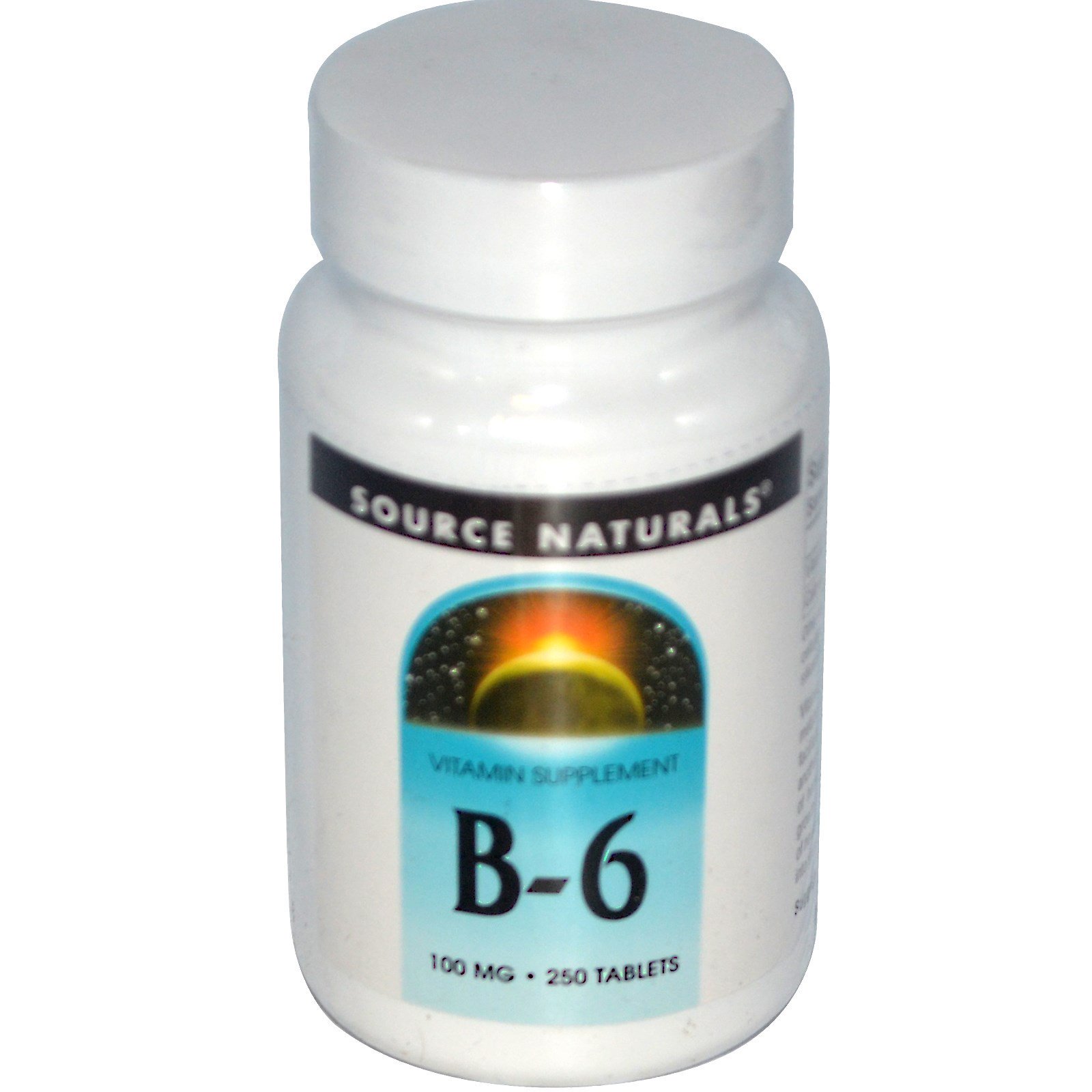 Source Naturals, B-6, 100 mg, 250 Tabletes