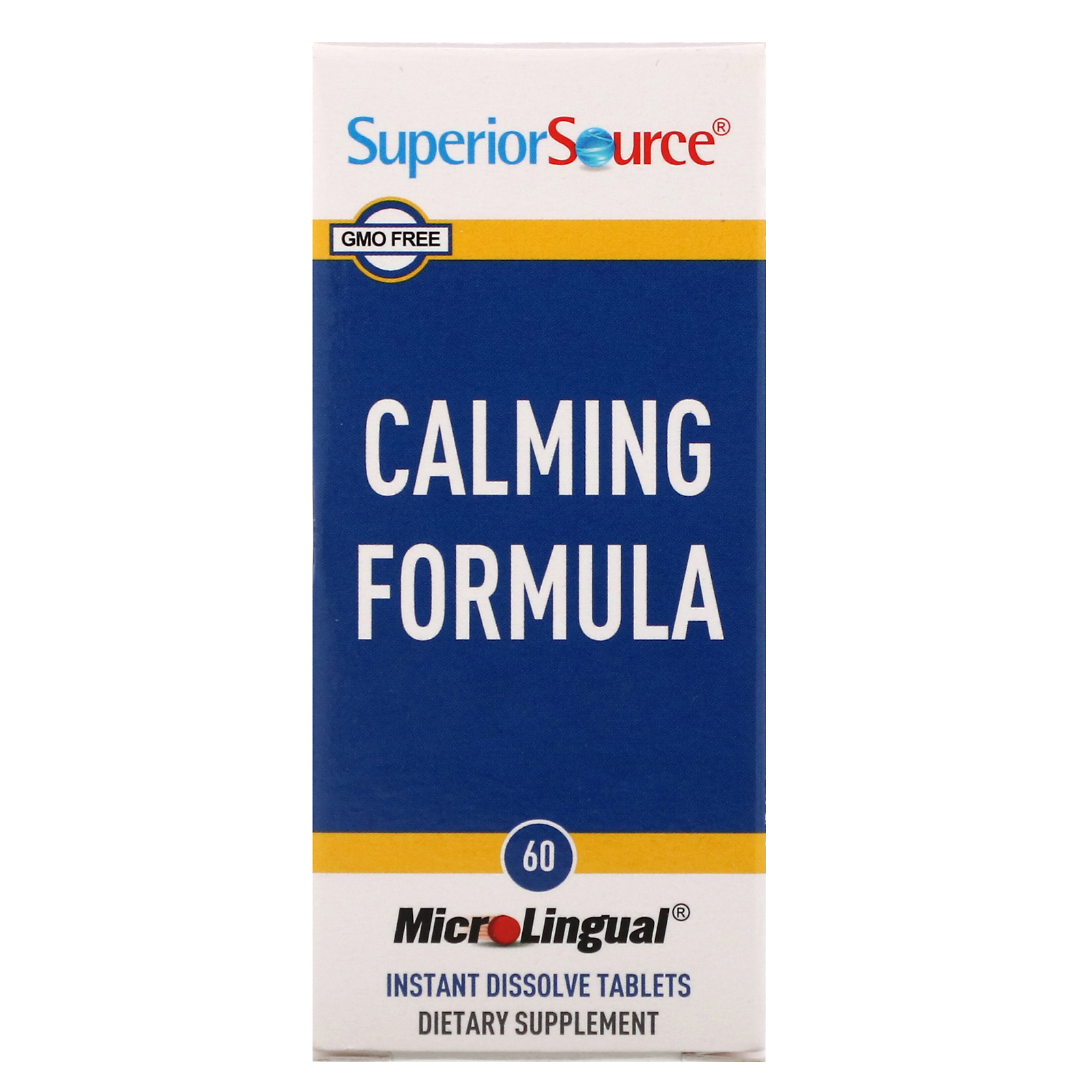 Superior Source, Fórmula Calmante, 60 Comprimidos de Dissolução Instantânea
