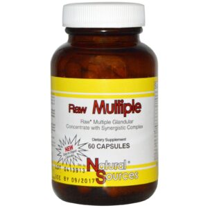 Natural Sources, Raw Múltiplo, 60 Cápsulas