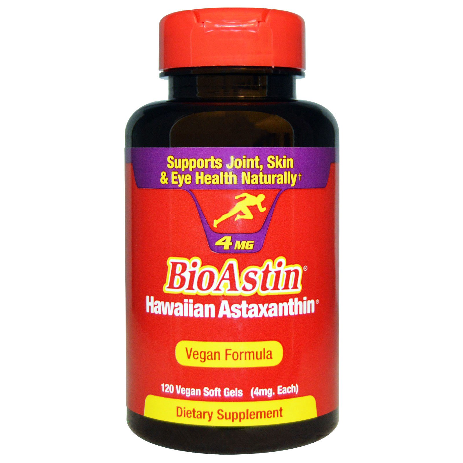 Nutrex Hawaii, BioAstin, 4 mg, 120 Cápsulas Softgel Veganas