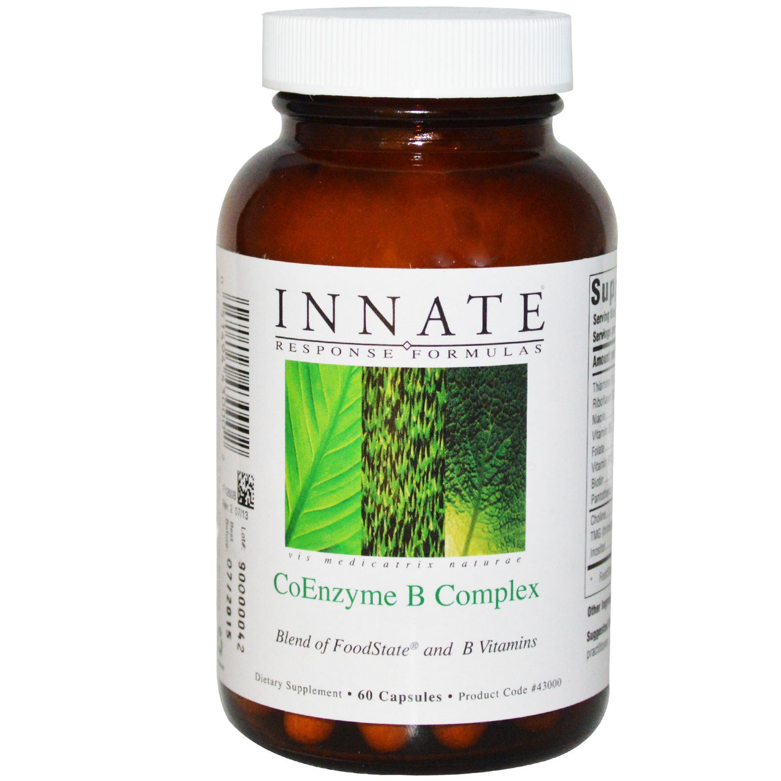 Innate Response Formulas, Complexo de coenzimas B, 60 cápsulas
