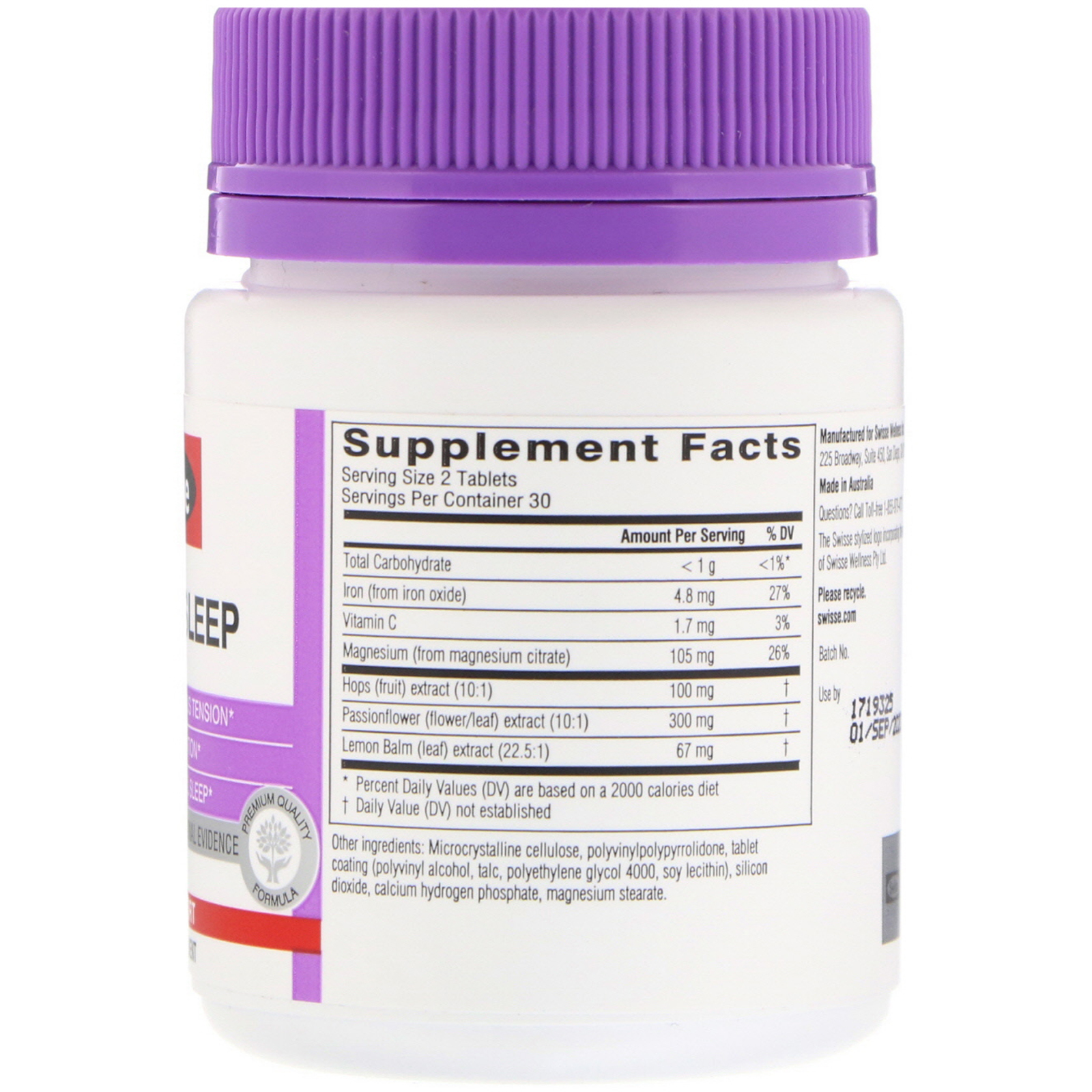 Swisse, Ultiboost, Relaxe e durma, 60 comprimidos - Imagem 2
