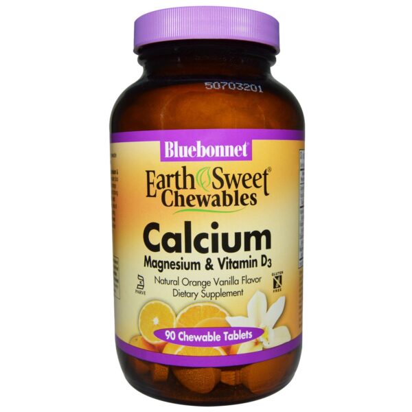 Comprar Bluebonnet Nutrition, Cálcio, Magnésio e Vitamina D3, Laranja e ...