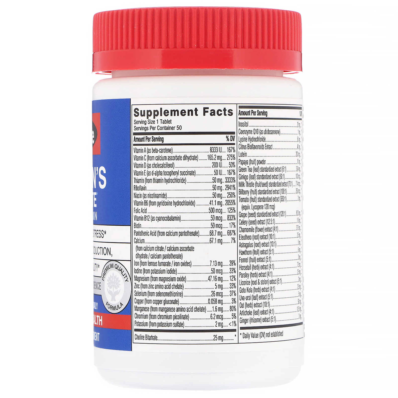 Swisse, Ultivite Multivitamínico para Mulheres, 50 Comprimidos - Imagem 2