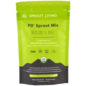 Comprar sprout living, mistura de brotos fd, brócolis e couve-de-folhas, 113 g (4 oz) preço no brasil brócolis suplementos nutricionais suplemento importado loja 19 online promoção -