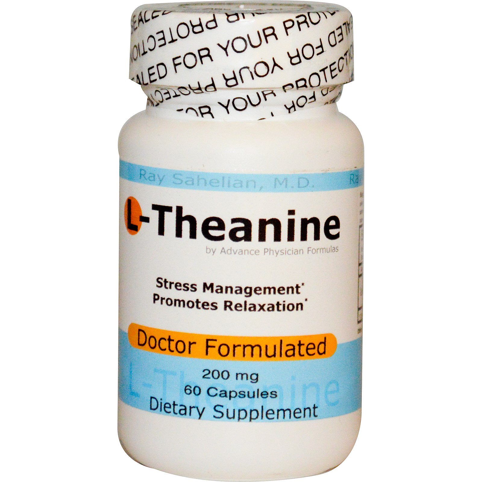 Advance Physician Formulas, L-Teanina, 200 mg, 60 Cápsulas