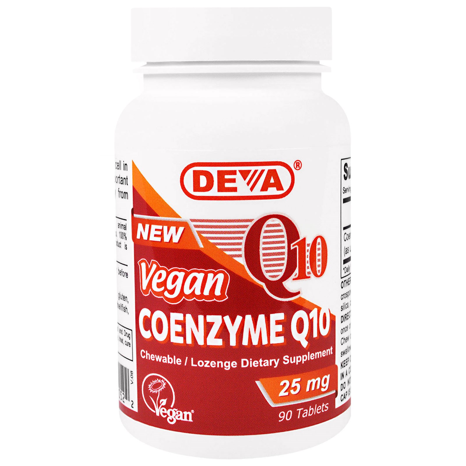 Deva, Coenzima Q10, 25 mg, 90 Comprimidos
