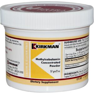 Comprar kirkman labs, pó de metilcobalamina concentrada, 2 oz (57g) preço no brasil kirkman labs marcas a-z multivitamínico suplementos vitaminas suplemento importado loja 45 online promoção -