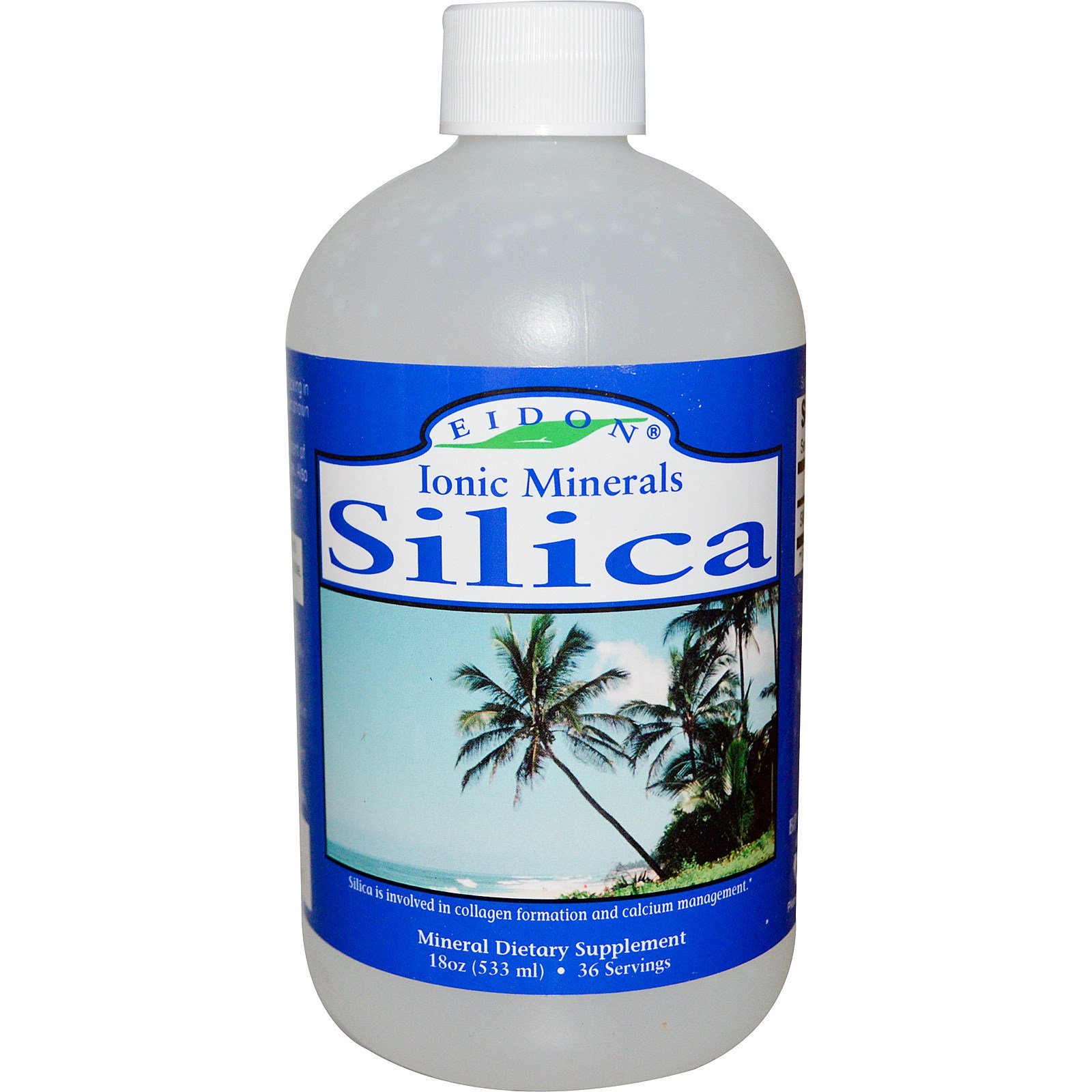 Eidon Mineral Supplements, Minerais Iônicos, Sílica, 533 ml (18 oz)