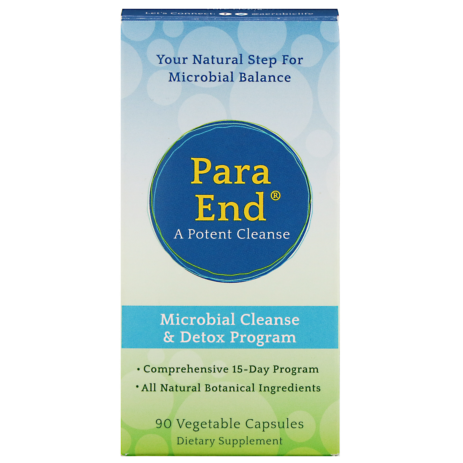 Aerobic Life, ParaEnd, Uma Limpeza Potente, 90 Cápsulas Vegetais