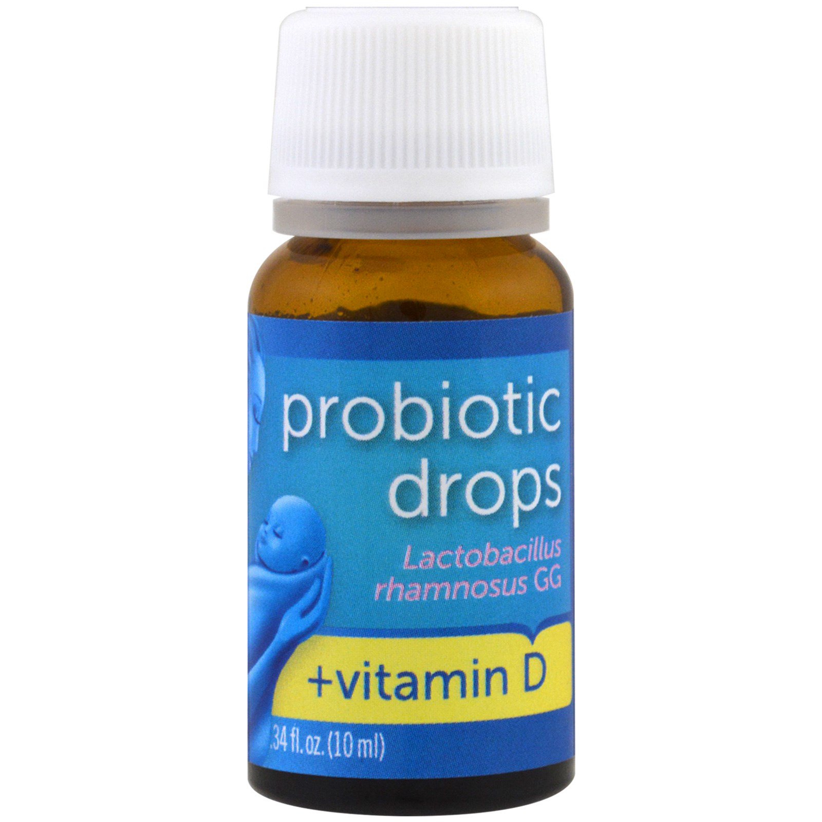 Mommy's Bliss, Gotas de Probióticos + Vitamina D, 10 ml (0,34 fl oz)