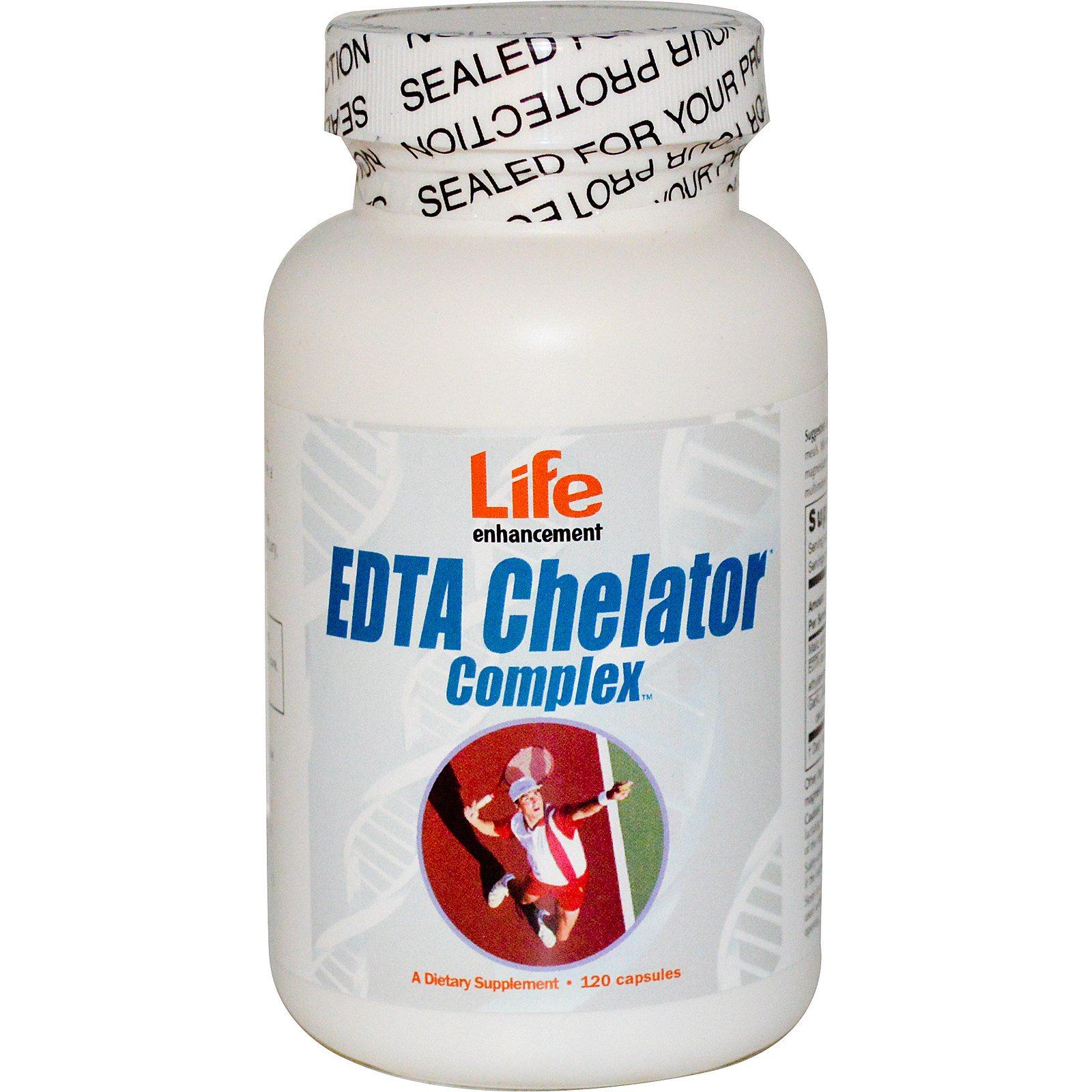 Life Enhancement, Complexo EDTA Quelato, 120 cápsulas