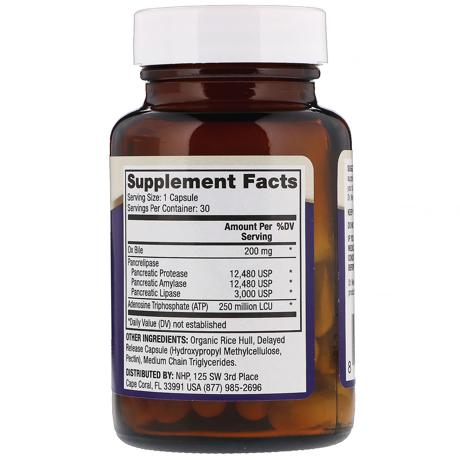 Dr. Mercola, Gallbladder Enzymes, 30 Capsules - Imagem 2