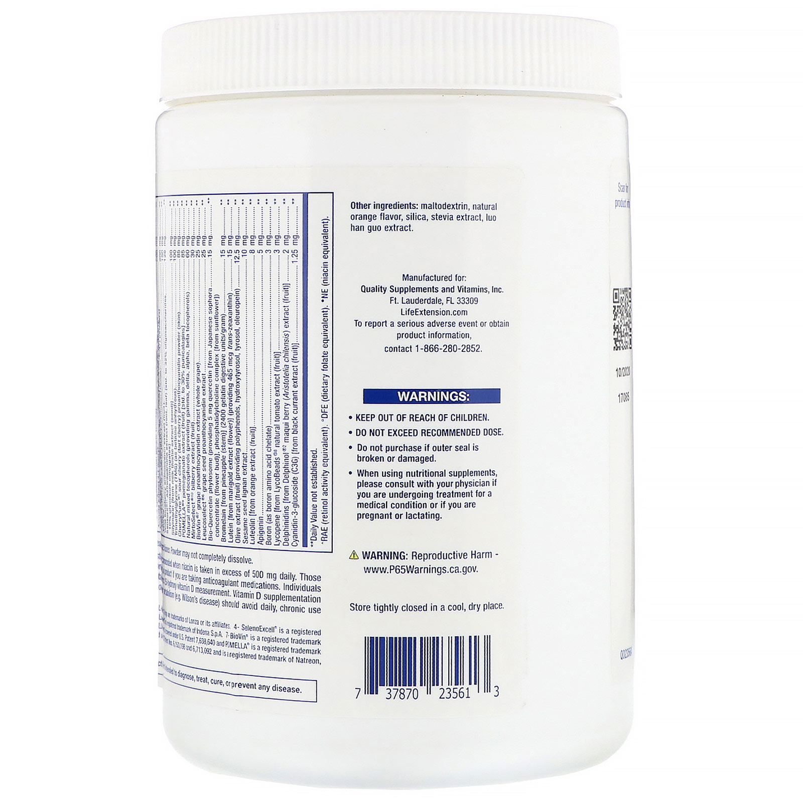 Life Extension, Pó Mix, 12,70 oz (360 g) - Imagem 2
