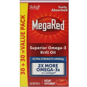 Comprar schiff, megared, superior omega-3 krill oil, 1,000 mg, 60 softgels preço no brasil óleo de krill suplementos nutricionais suplemento importado loja 49 online promoção - 18 de agosto de 2022