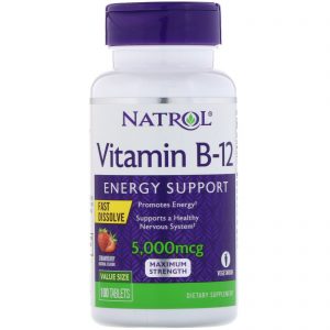 Comprar natrol, vitamina b-12, dissolução rápida, força máxima, morango, 5. 000 mcg, 100 comprimidos preço no brasil vitamina b vitaminas e minerais suplemento importado loja 77 online promoção -