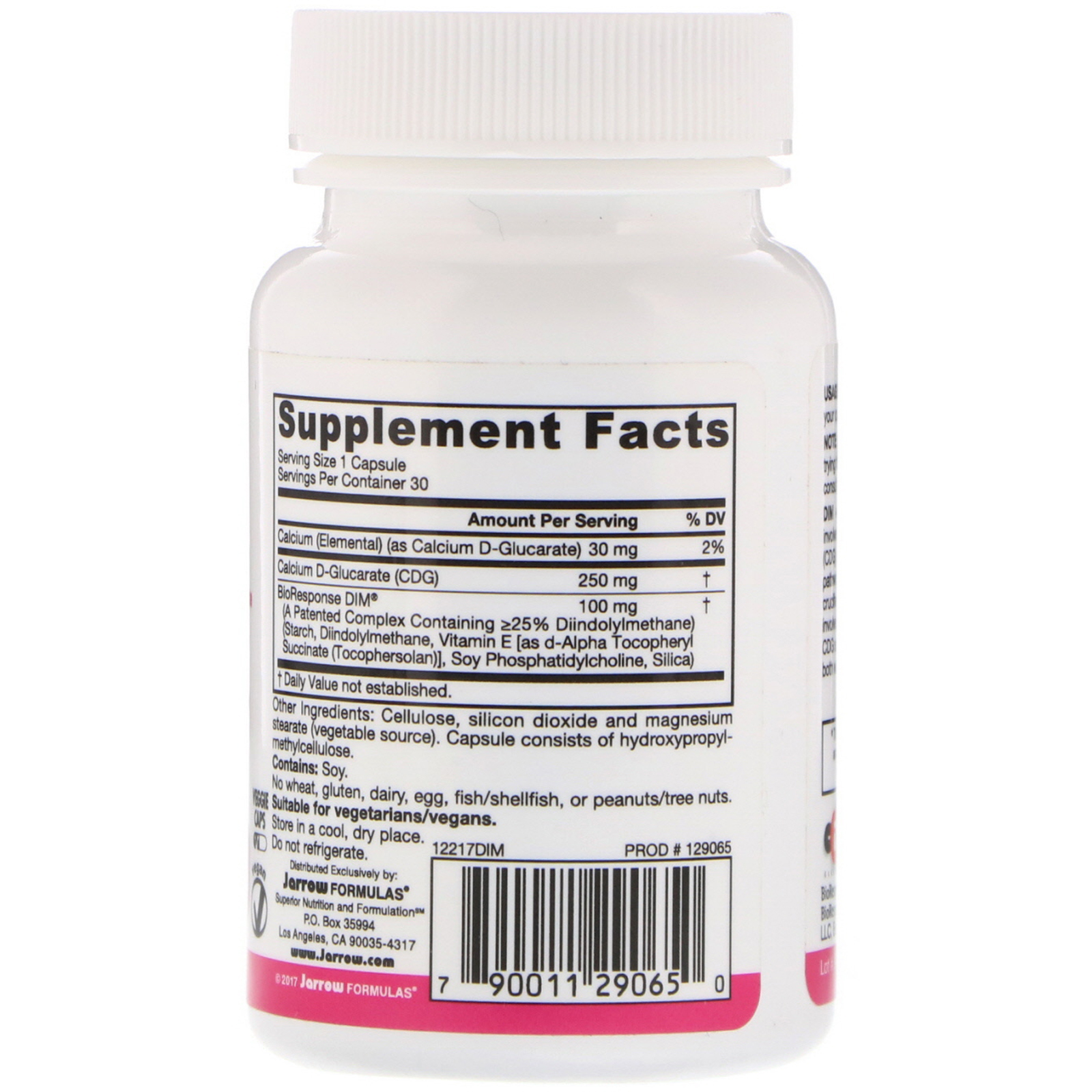 Jarrow Formulas, DIM + CDG, Fórmula Aprimorada de Desintoxicação, 30 Cápsulas Vegetais - Imagem 2