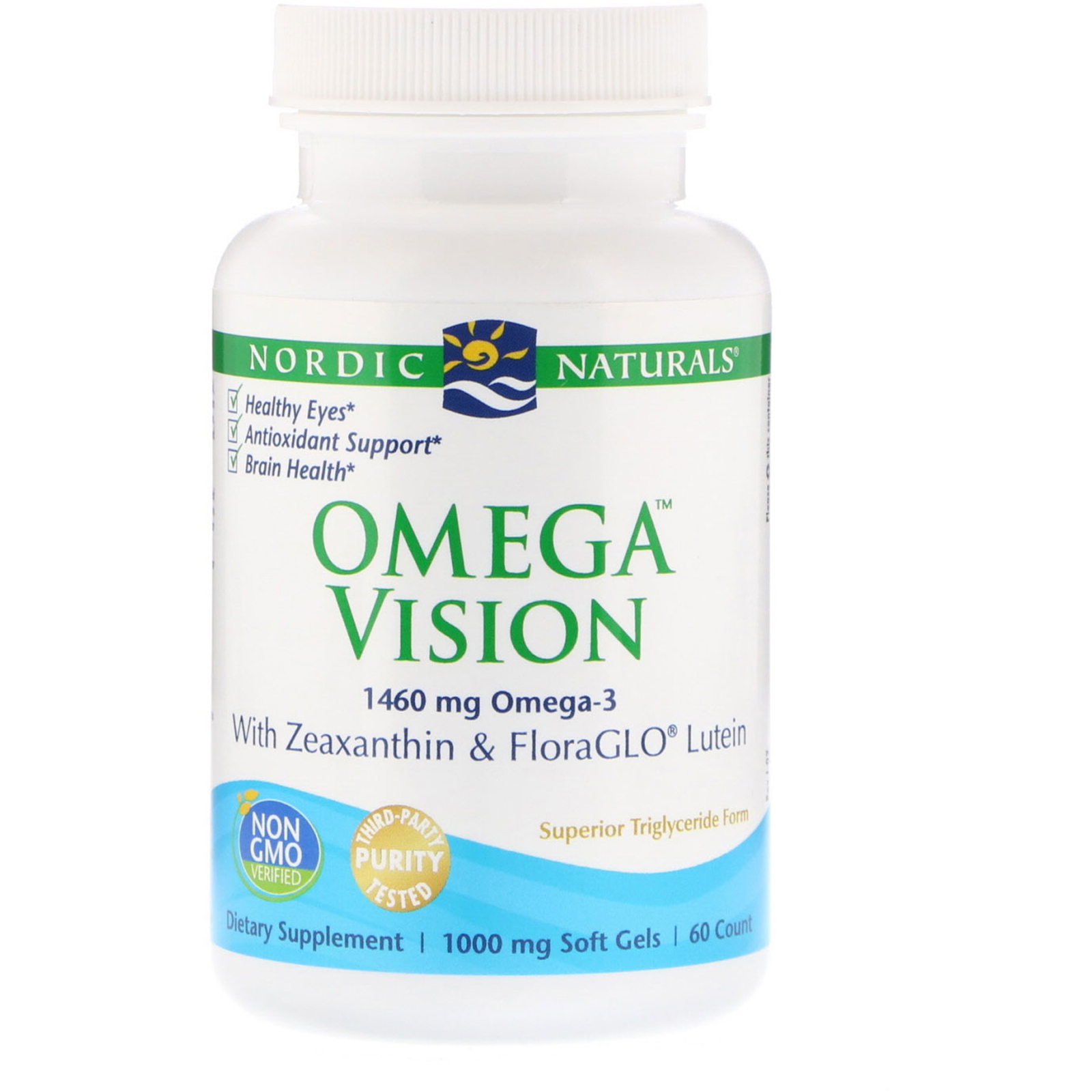 Nordic Naturals, Omega Vision, 1000 mg, 60 Cápsulas Gelatinosas