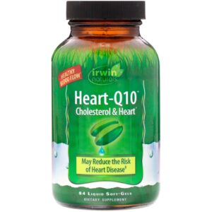 Irwin Naturals, Heart-Q10, Colesterol e Coração, 84 Cápsulas Softgel Líquidas