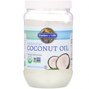 Comprar garden of life, raw extra virgin coconut oil, 14 fl oz (414 ml) preço no brasil óleo de coco suplementos nutricionais suplemento importado loja 275 online promoção -