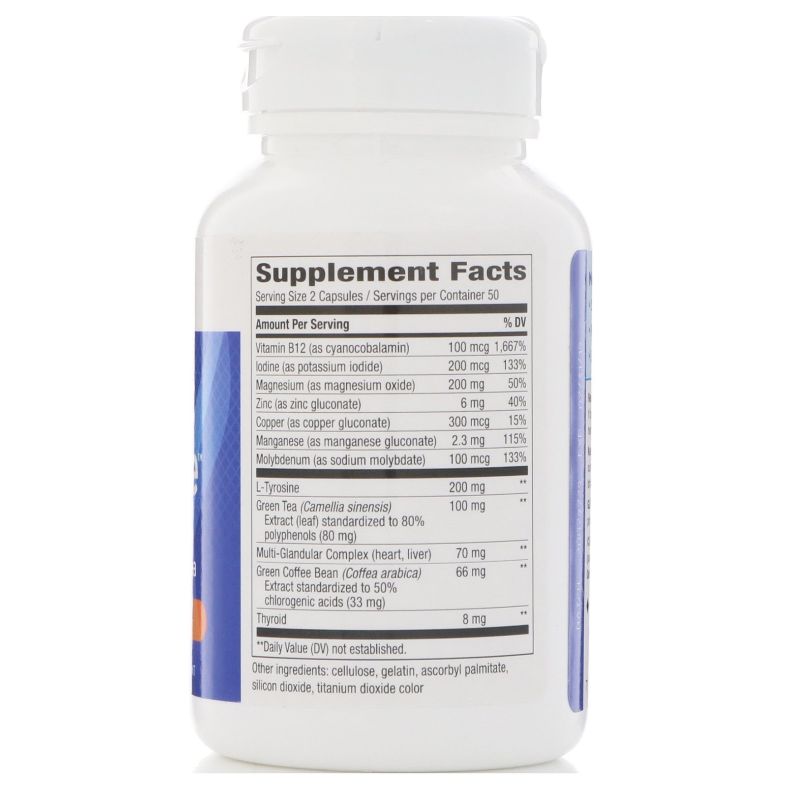 Enzymatic Therapy, Metabolic Advantage, Metabolismo, 100 cápsulas - Imagem 2