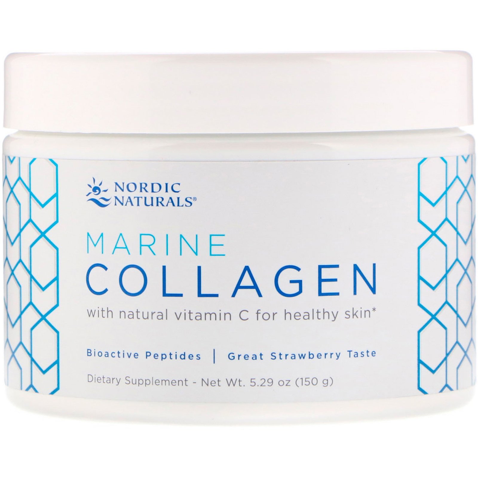 Nordic Naturals, Marine Collagen, Strawberry, 5.29 oz (150 g)