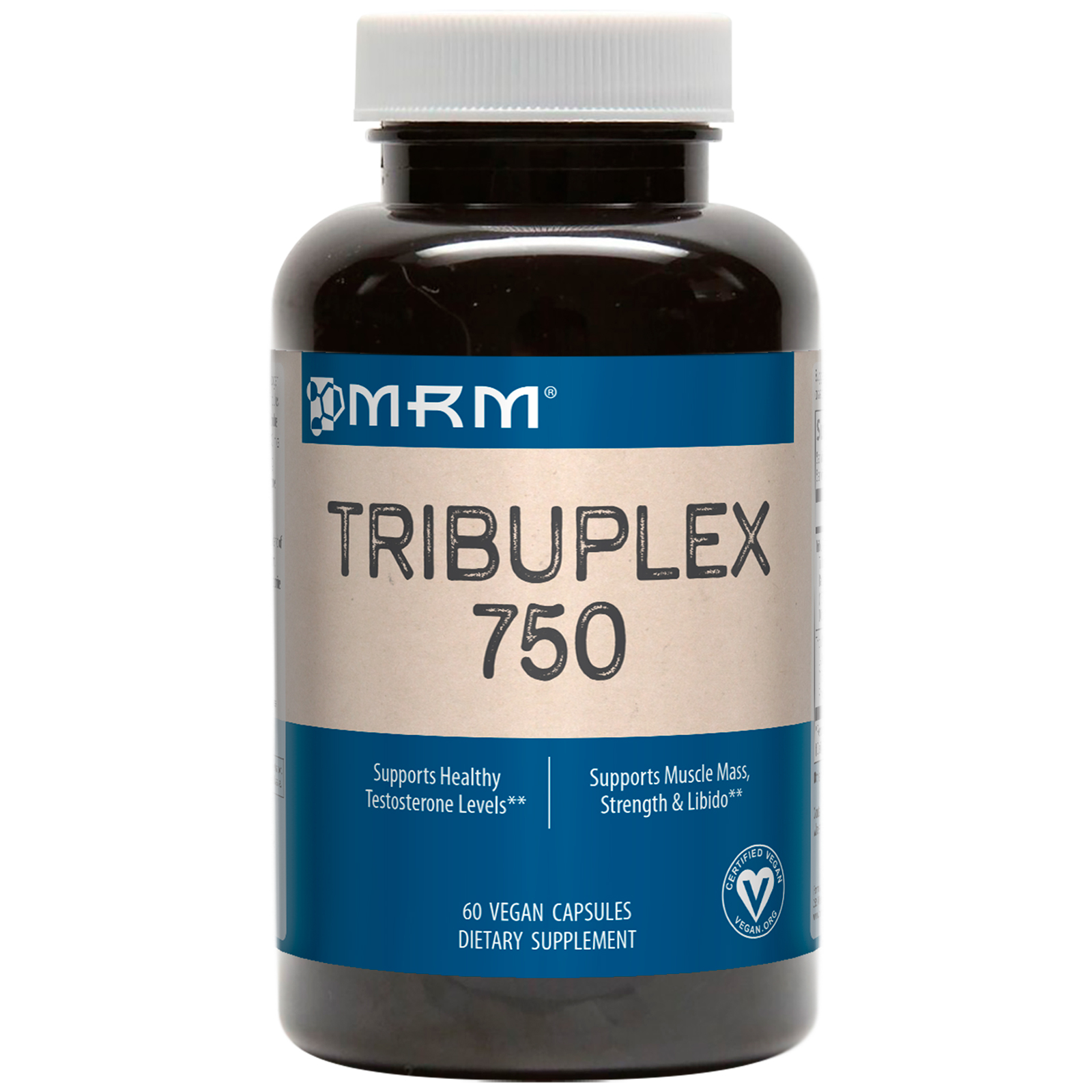 MRM, TribuPlex 750, 60 Cápsulas Veganas