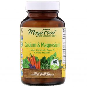 Comprar megafood, calcium & magnesium, 60 tablets preço no brasil cálcio e magnésio vitaminas e minerais suplemento importado loja 149 online promoção -