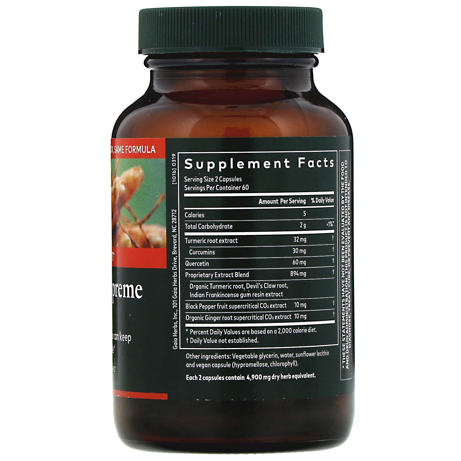 Gaia Herbs, Açafrão Supremo, Articulações, 120 Fitocápsulas Veganas Líquidas - Imagem 2