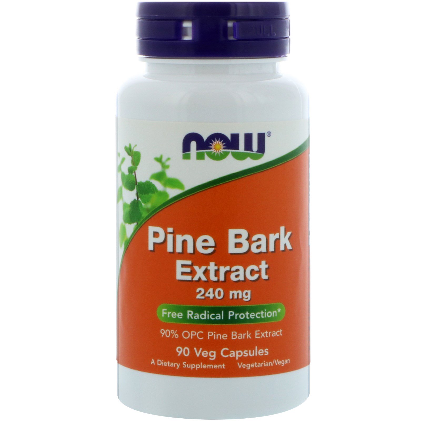 Now Foods, Extrato de Casca de Pinho, 240 mg, 90 Cápsulas Vegetarianas