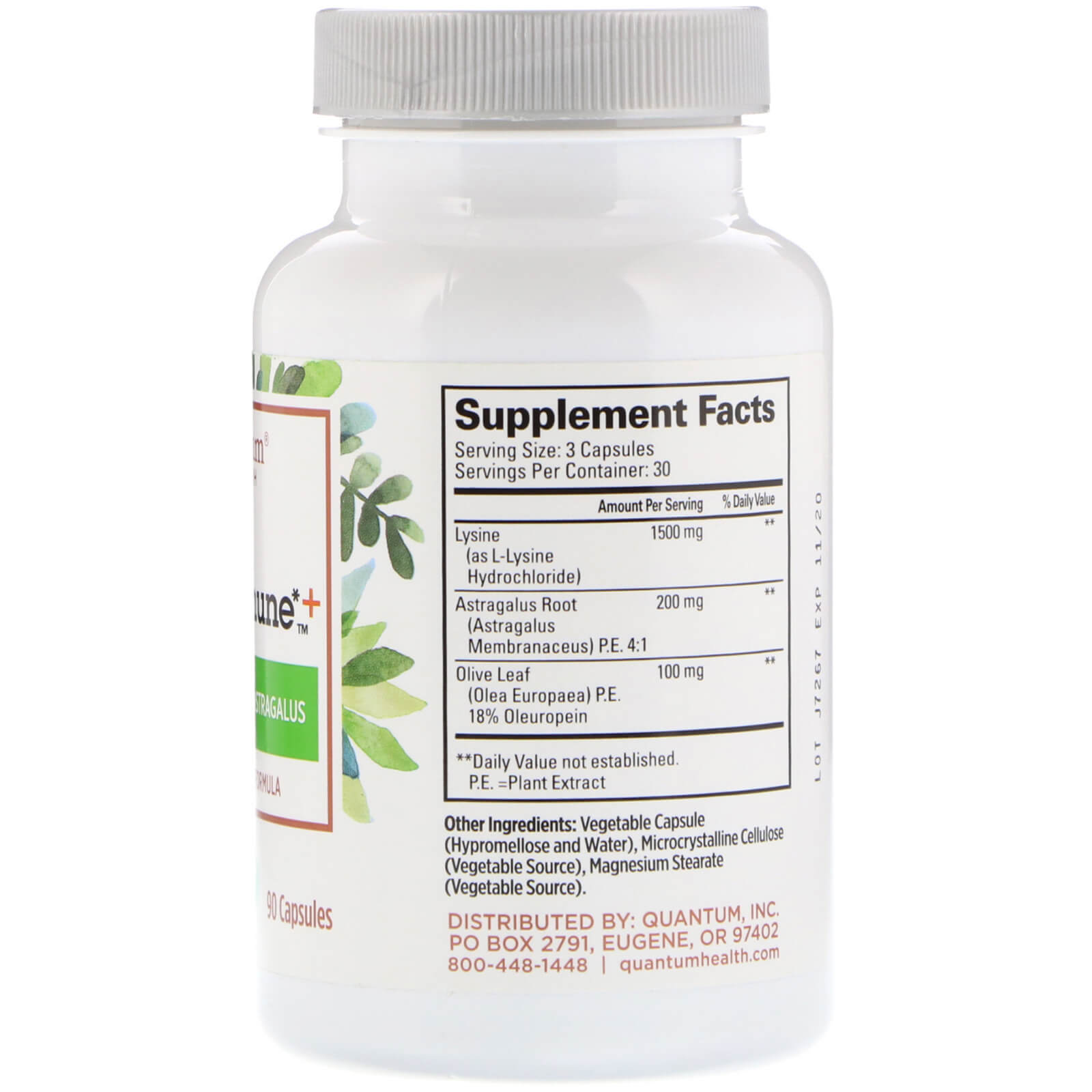 Quantum Health, Super Immune+, Fórmula Vegetariana em Pó, 90 Cápsulas - Imagem 2