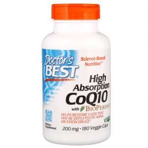 Comprar doctor's best, coq10 de alta absorção com bioperine, 200 mg, 180 cápsulas vegetais preço no brasil anti-idade antioxidantes tópicos de saúde suplemento importado loja 171 online promoção -