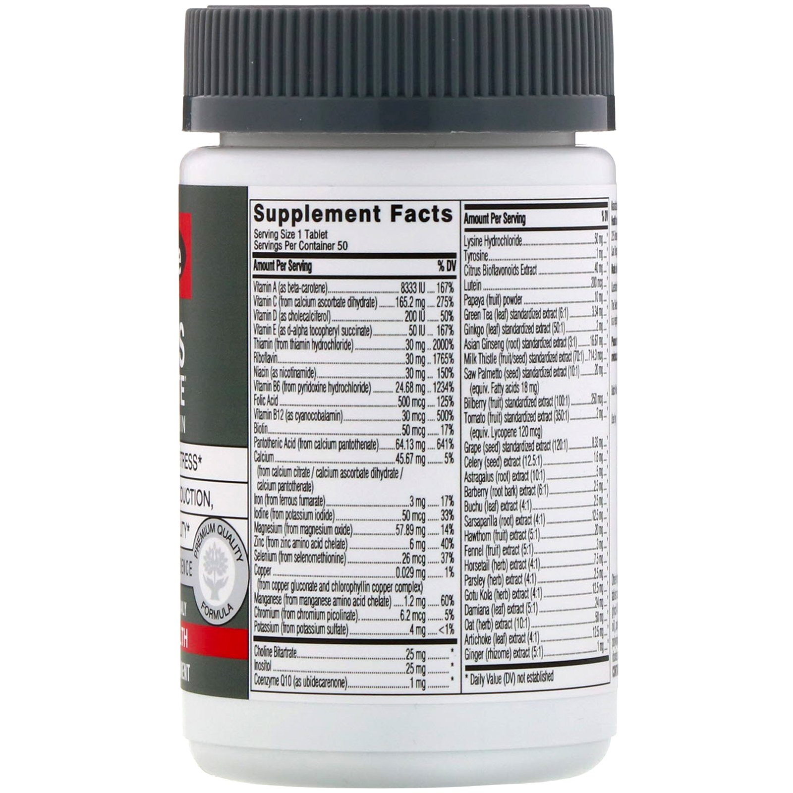 Swisse, Men's Ultivite Multivitamin, 50 Comprimidos - Imagem 2