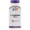 Comprar 21st century, l-arginina, 1. 000 mg, 100 comprimidos preço no brasil 21st century aminoácidos l-arginina marcas a-z suplementos suplemento importado loja 1 online promoção -