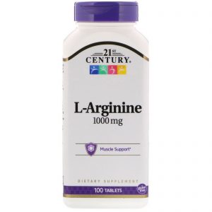 Comprar 21st century, l-arginina, 1. 000 mg, 100 comprimidos preço no brasil aminoácidos suplementos nutricionais suplemento importado loja 279 online promoção -