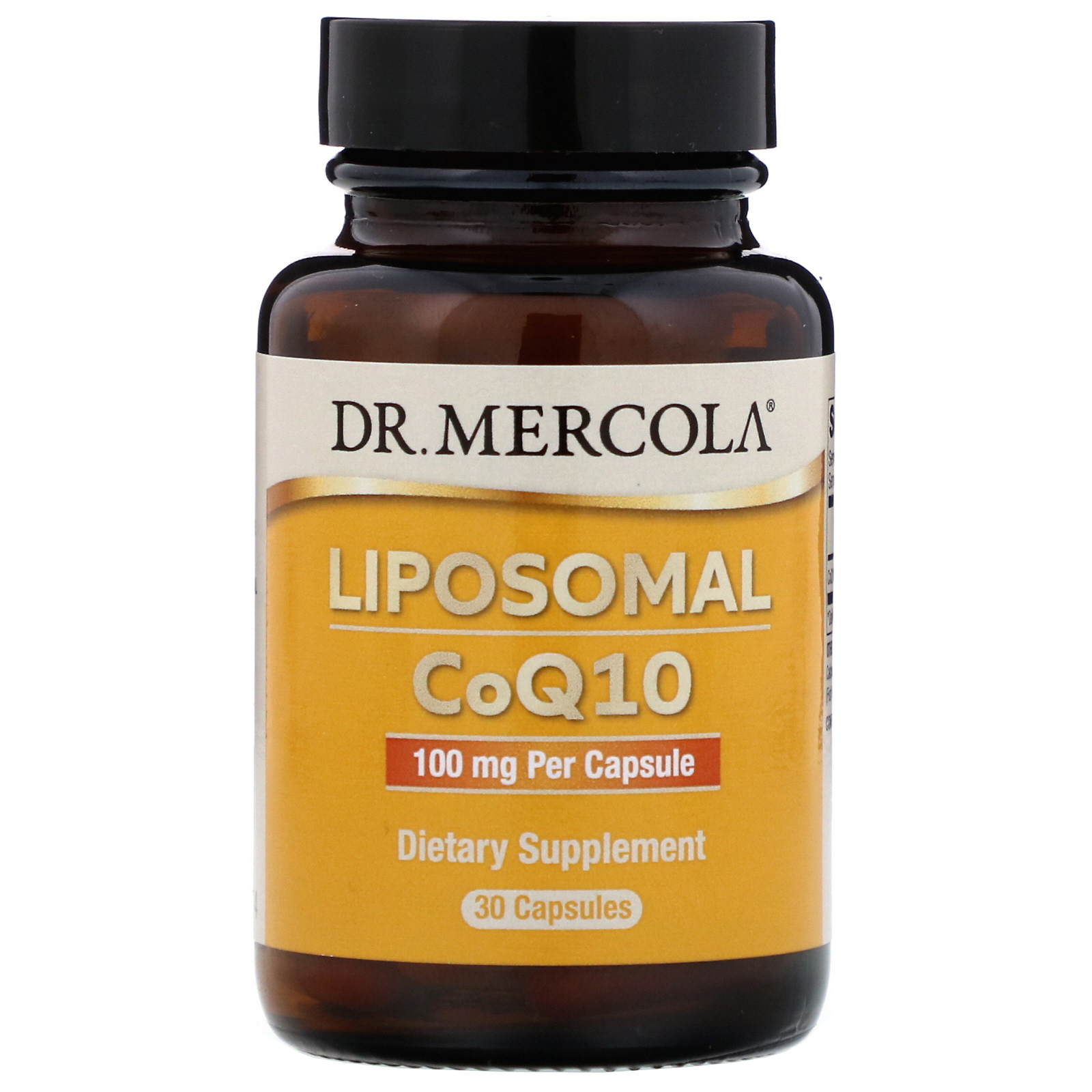 Dr. Mercola, CoQ10 Lipossomal, 100 mg, 30 Cápsulas
