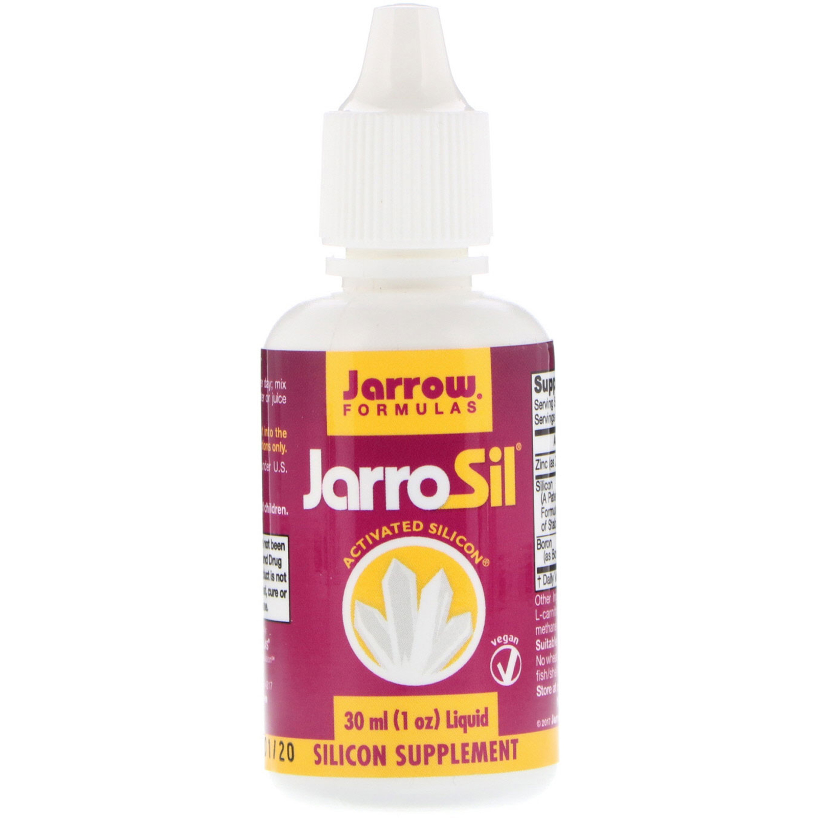 Jarrow Formulas, JarroSil, Activated Silicon, 1 oz (30 ml) - Imagem 3