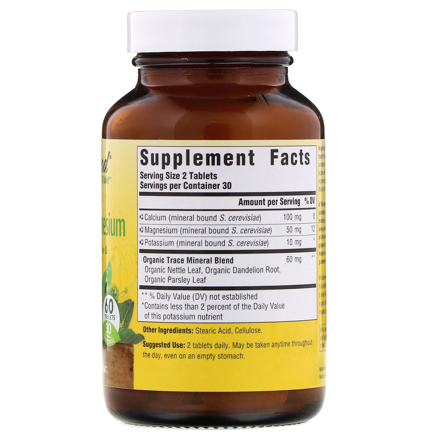MegaFood, Calcium & Magnesium, 60 Tablets - Imagem 2