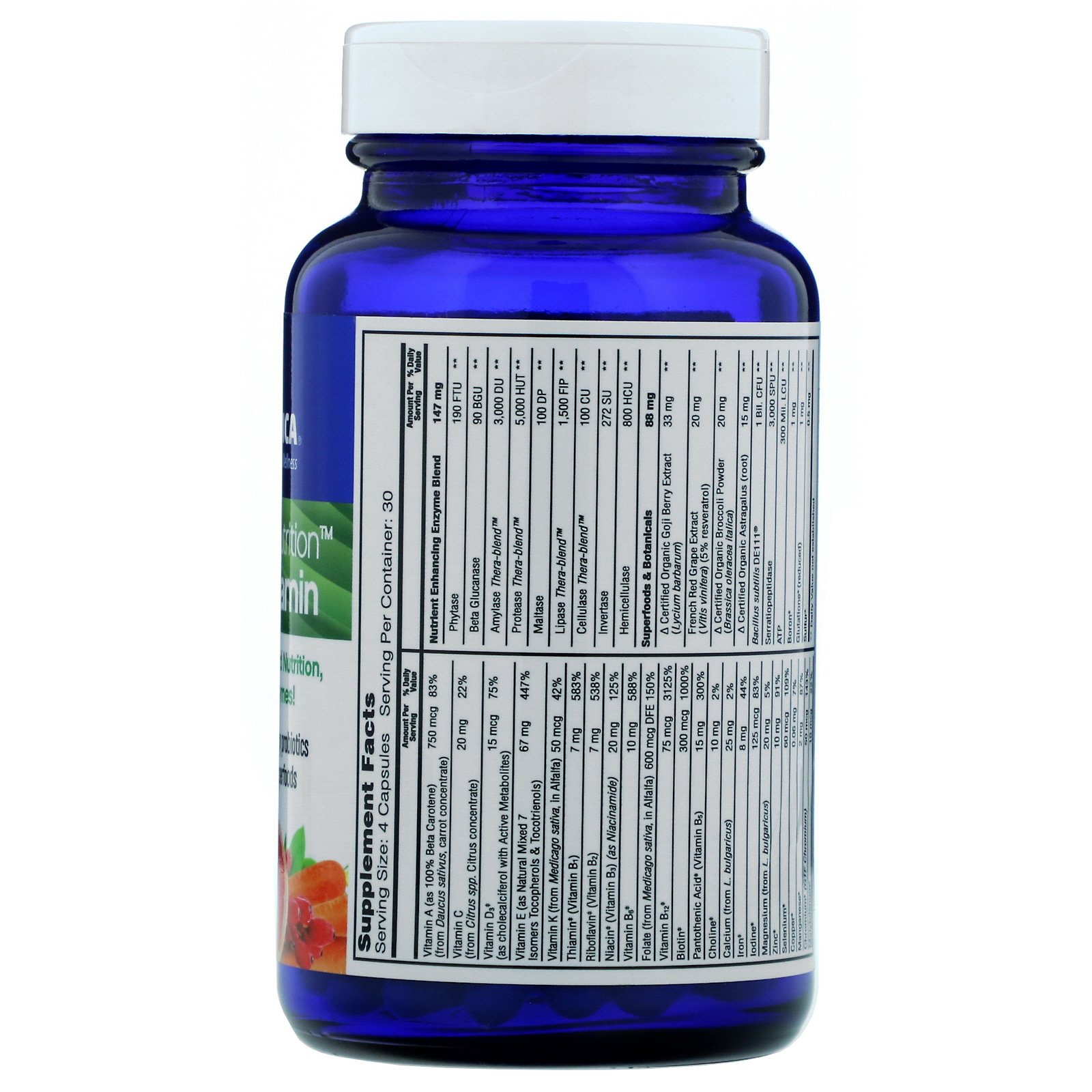 Enzymedica, Multivitamínico Enzyme Nutrition, Para Mulheres, 120 Cápsulas - Imagem 2
