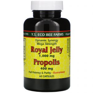 Comprar y. S. Eco bee farms, royal jelly, propolis, 60 capsules preço no brasil bee products própolis suplementos em oferta vitamins & supplements suplemento importado loja 187 online promoção -