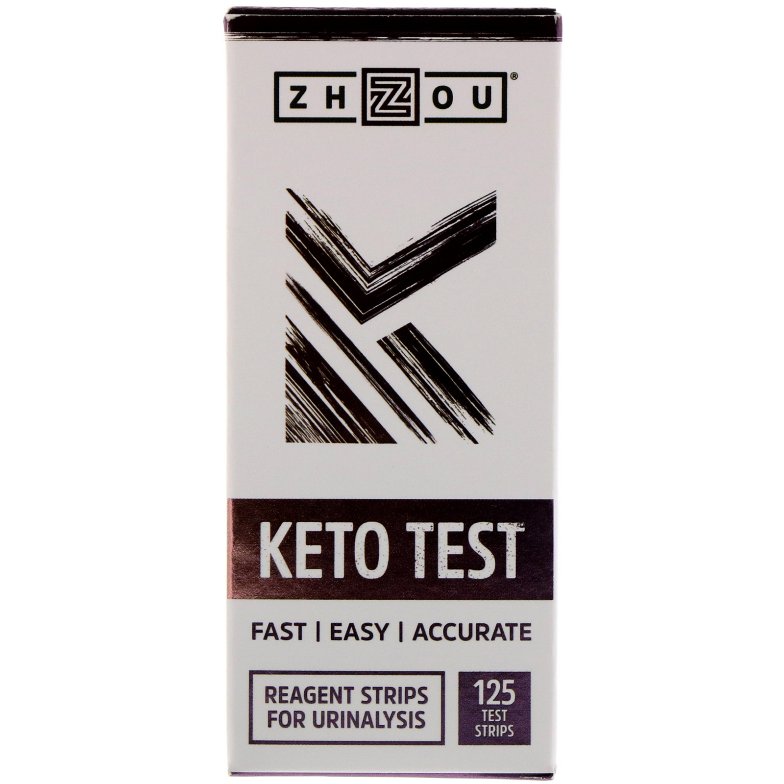 Zhou Nutrition, Teste Cetogênico, 125 Faixas de Teste